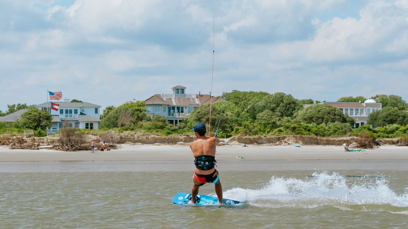 Kiteboarding with Sealand Sports, Sullivan’s Island, South Carolina