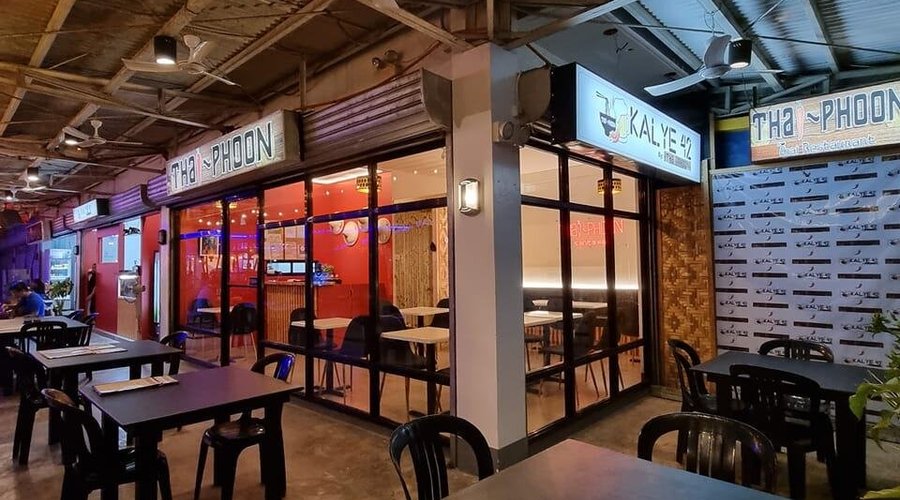 Dine alfresco or in air-conditioned comfort