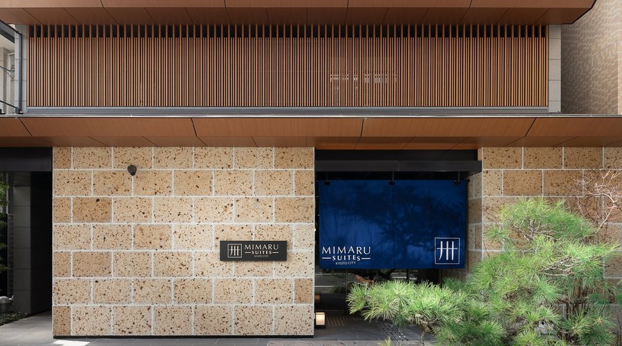 Hotel exterior and entrance.