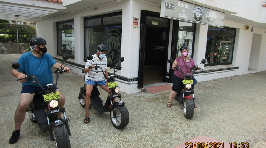 Una vuelta en E Harley ;)