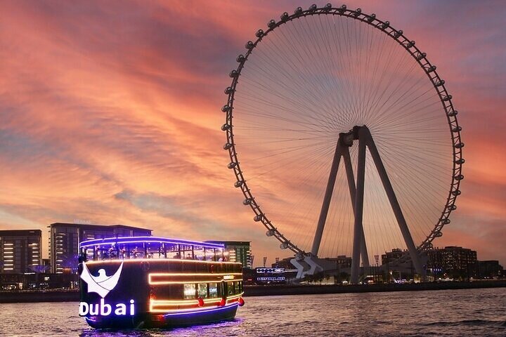 2024 (Dubai) Dubai Marina: 2 Hours Dhow Dinner Cruise With Transfers