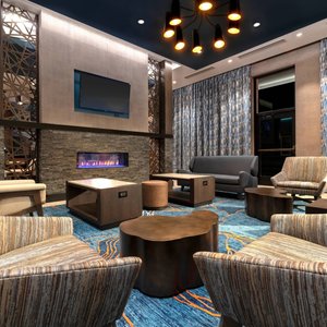 Lobby - Sitting Area & Fireplace