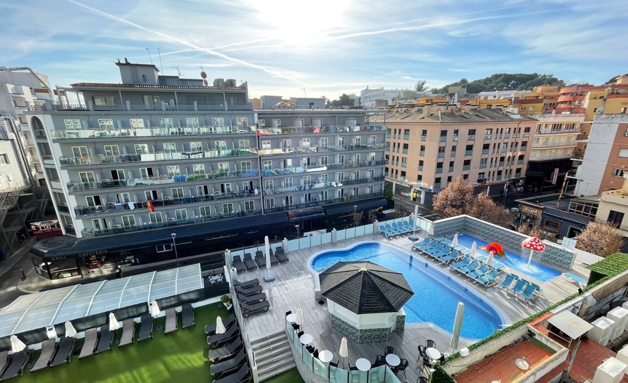 Vista piscina