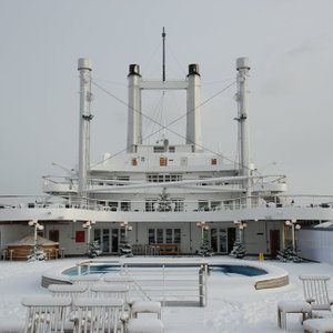 Terrace in Winter at SS Rotterdam