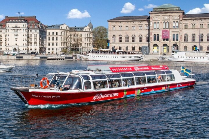 2024 Stockholm Hop-On Hop-Off Boat Provided By Red Sightseeing