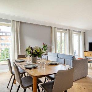 Two-Bedroom Duplex Apartment - Dining Area