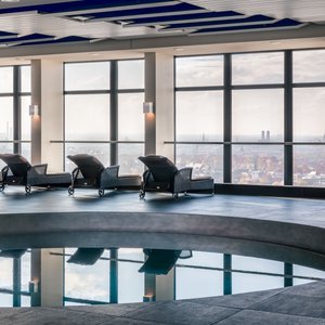 Spa view over Munich