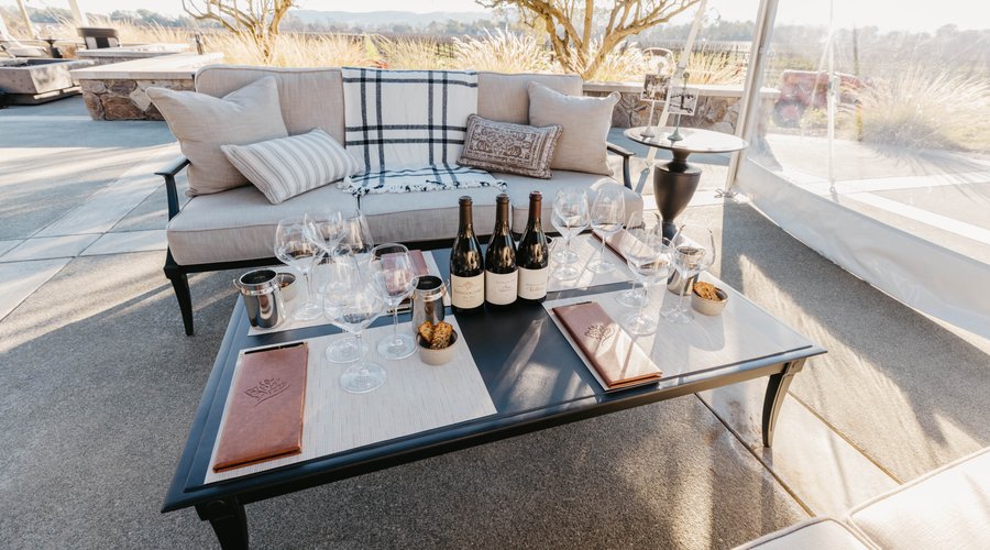Overlook our estate vineyards while enjoying a wine tasting of our estate chardonnays and pinot noirs.