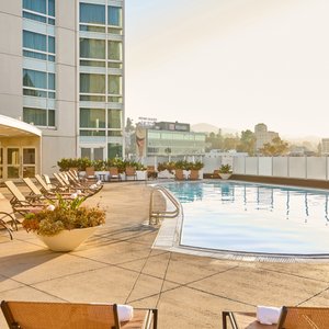 Outdoor Pool City View