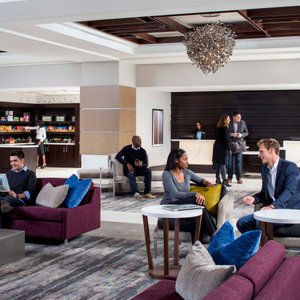 Relax in our spacious and comfortable lobby.