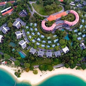 Capella Singapore Aerial View May