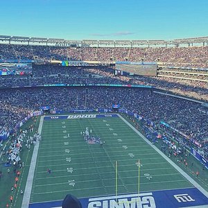 Concession selling New York Giants souvenirs at MetLife Stadium