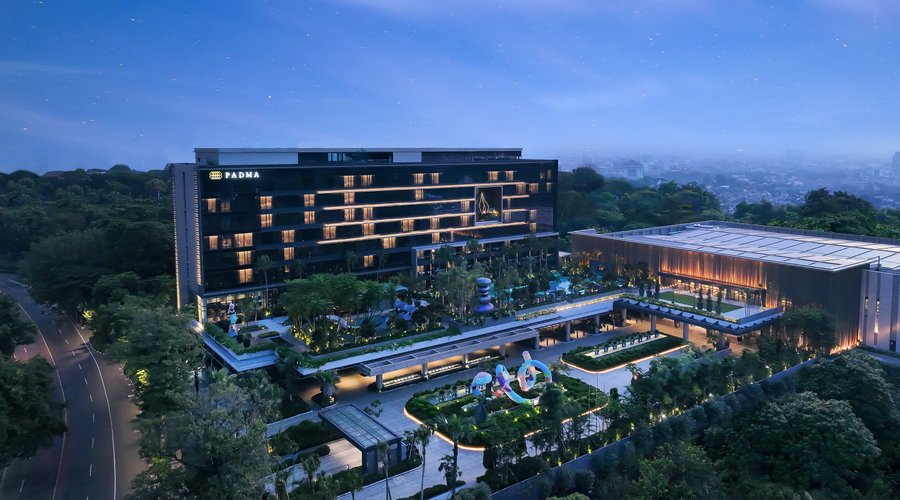 Padma Hotel Semarang Aerial Shot