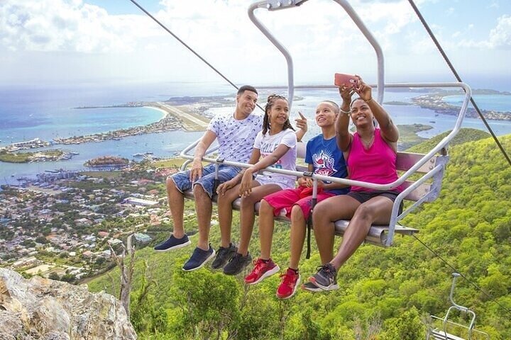 2024 St Maarten Sky Explorer Adventure 360 Sentry Hill Experience   Caption 