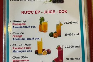 Thực đơn