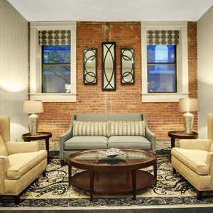 Hotel Lobby Seating Area