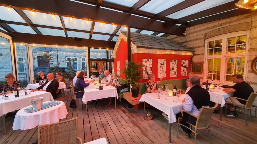 Our Atrium during dinner 