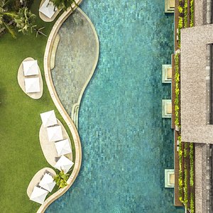 Lagoon Pool From Above
