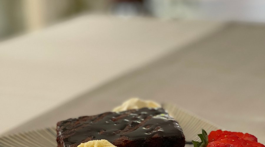 Homemade brownie