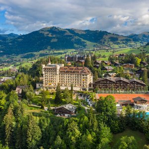 Gstaad Palace during summer