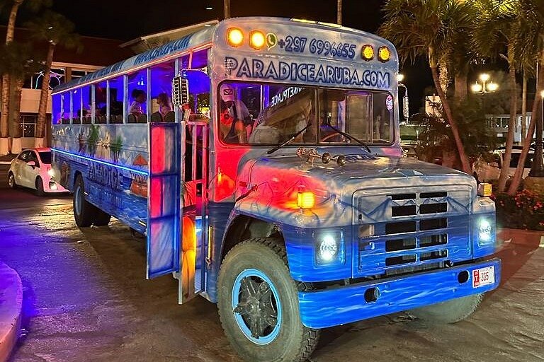 party bus tours in aruba