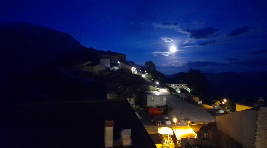 Vista di sera dalla stanza