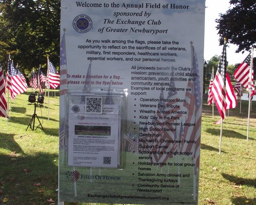 13th Annual Field Of Honor® - Exchange Club of Greater Newburyport