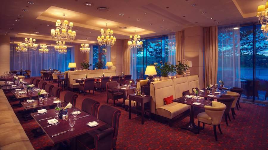 Interior of the RIVERBANK Restaurant