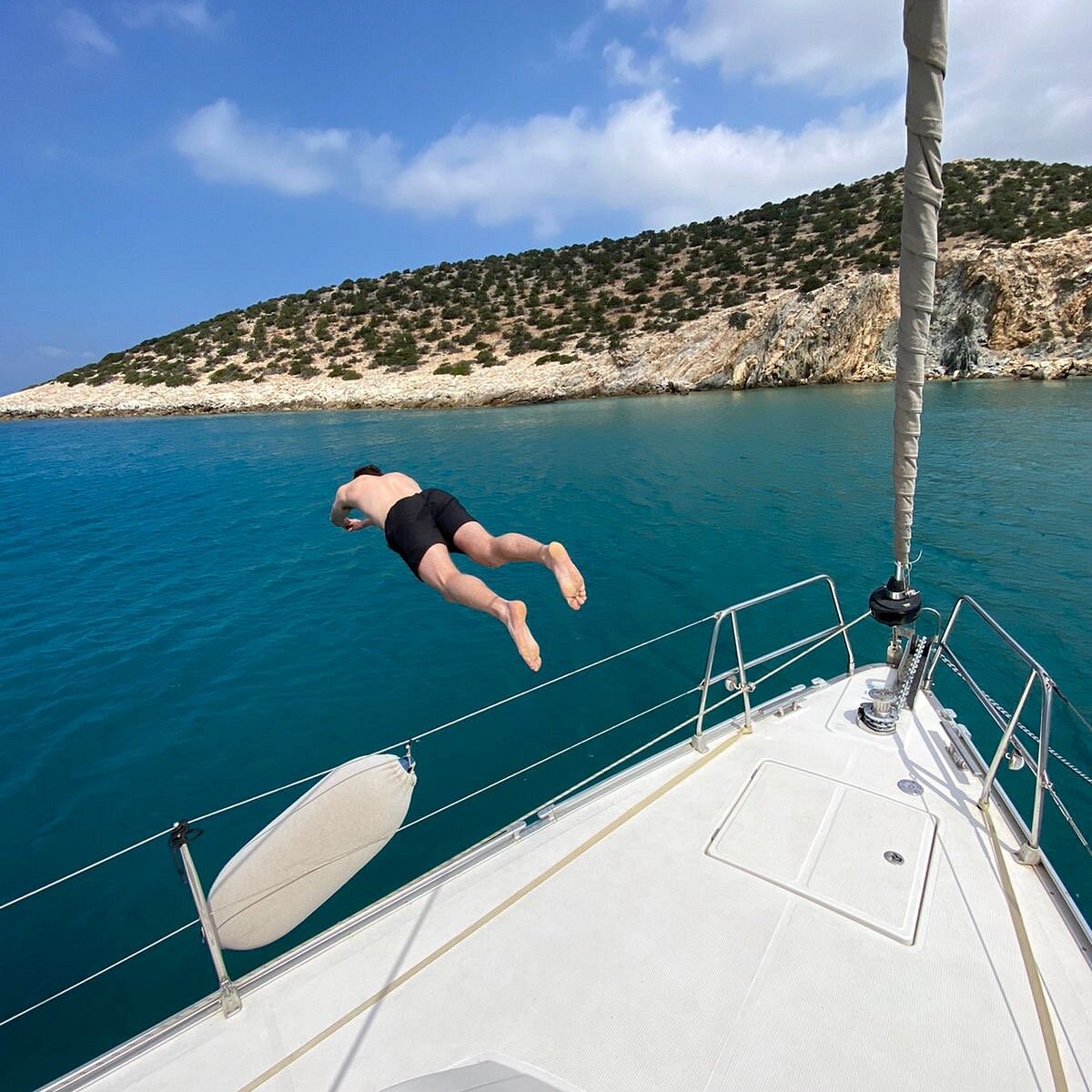 yacht trip naxos