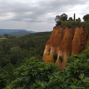 Les ocres de Roussillon, à quelques minutes de la Bastide des Lavandières 