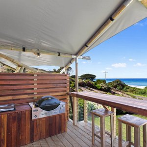 Our Beach Tents are ideal for glamping and holidaying in along the Great Ocean Road.