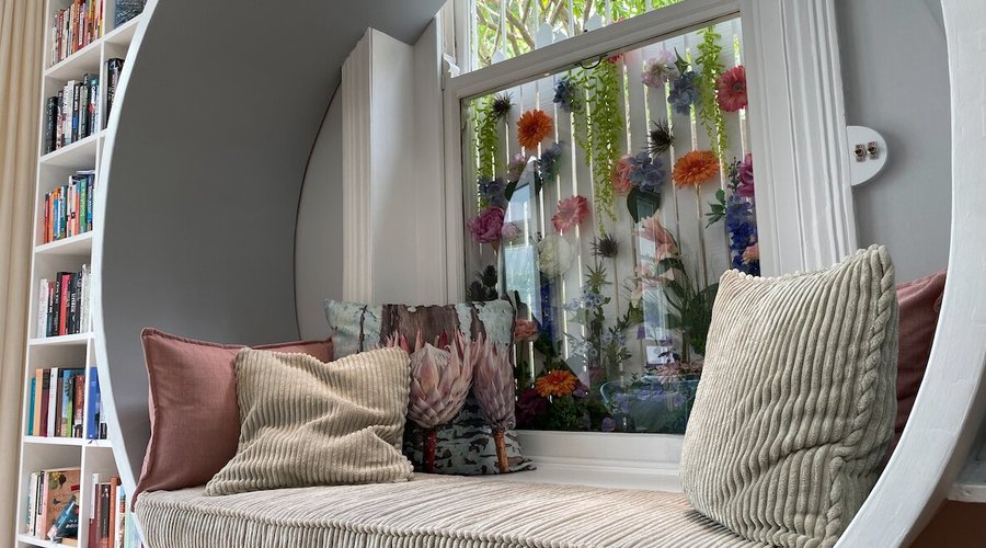 Our new cozy corner is actually a circle