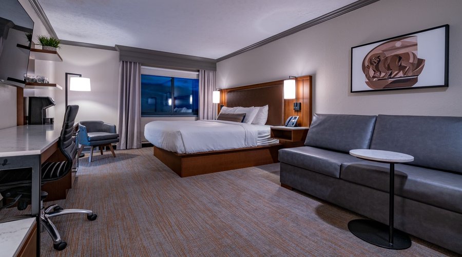Newly Renovated king room in The Hotel