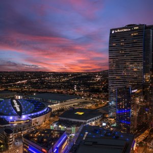 L.A. LIVE aerial view
