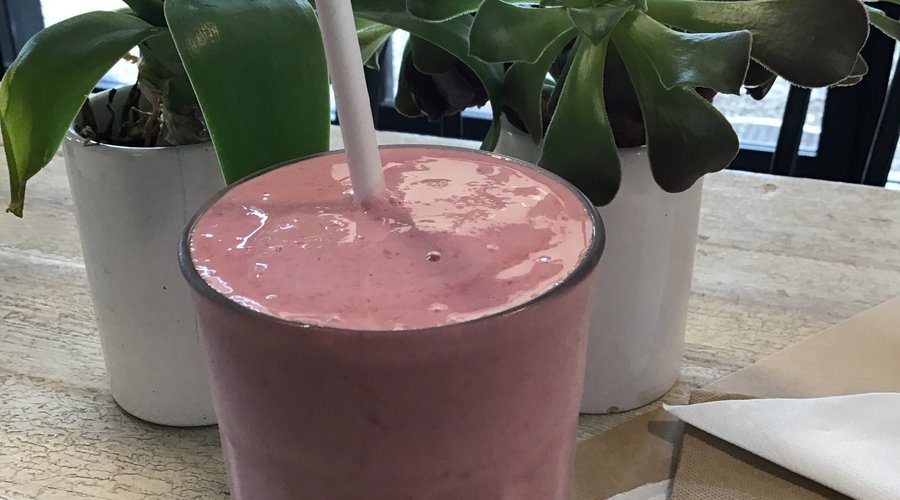 Real fruit makes a smoothy so much better