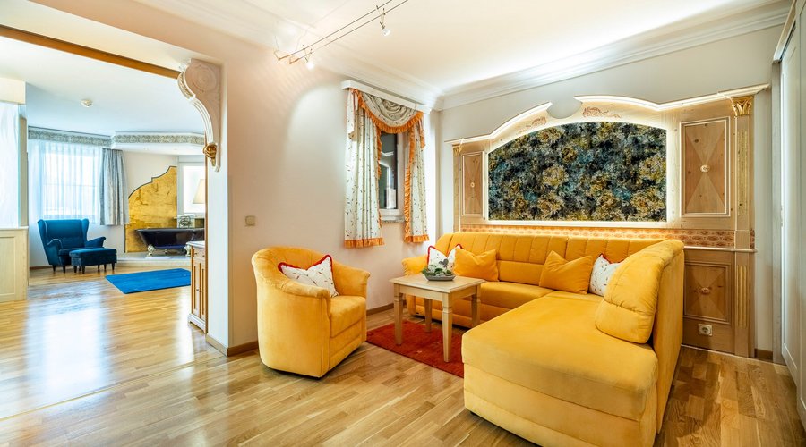 Unsere neue Crystal-Suite - das Wohnzimmer