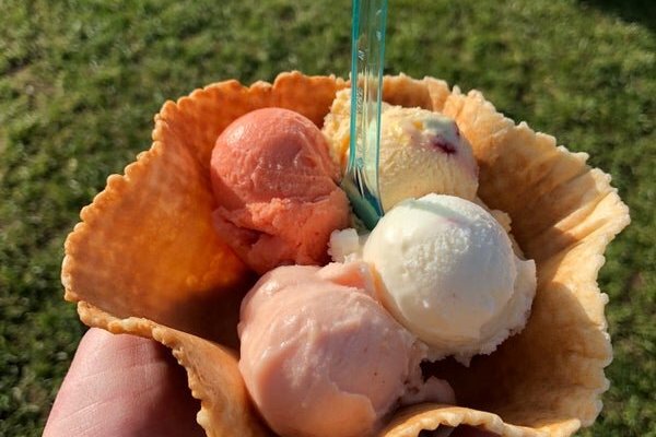 PRIBIER-SCHALE FÜR 4 KLEINE KUGELN FRANZETTI EIS.