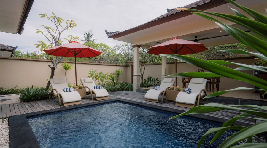 Living Room of Two-Bedroom Akoya Pool Villa 