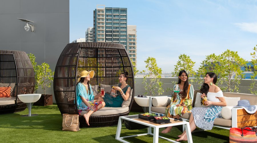 Pool Lounge, Gulf Court Hotel Business Bay, Dubai, UAE