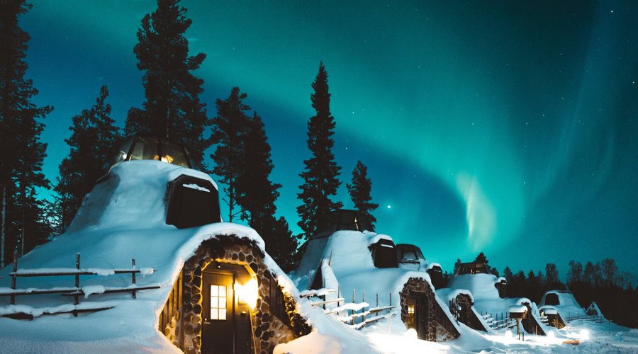 Kammi Glass Igloo Suites under the Northern Ligths at Apukka Resort Rovaniemi