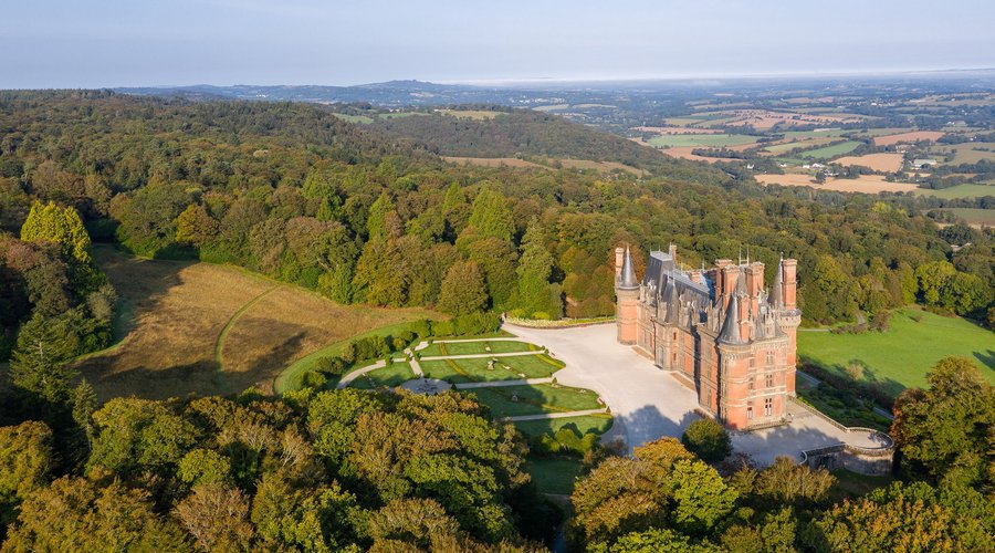 Domaine de Trévarez
Vue aérienne du château