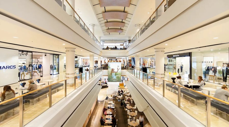 Chatswood Chase Sydney inside view of the atrium