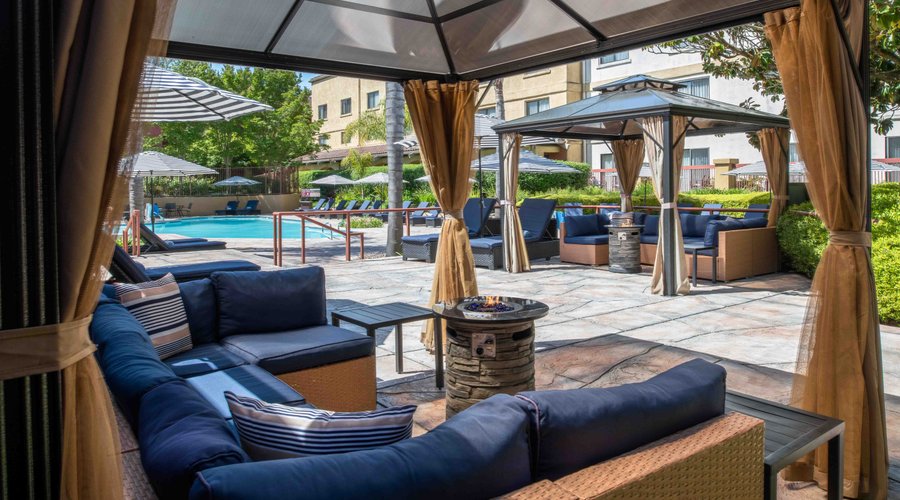 Reserve a cabana or daybed when you visit the pool.  
