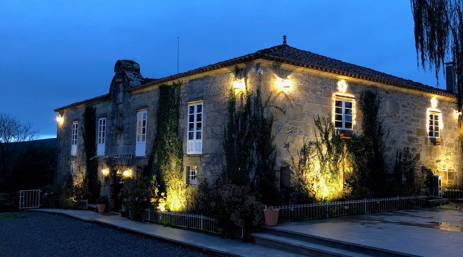 Front facade of Pazo de Laia
