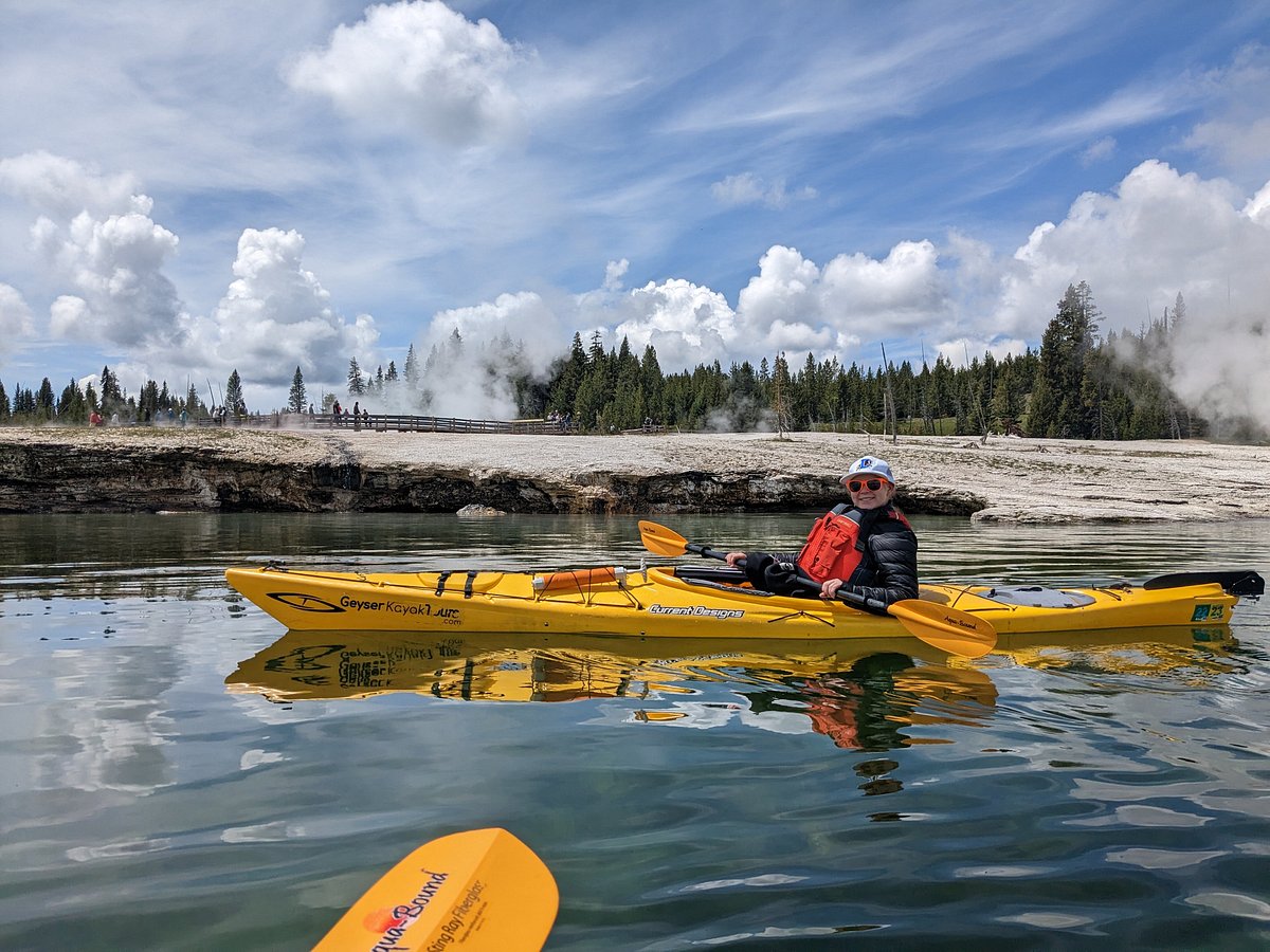 Tripadvisor KajakTagesausflug auf dem Yellowstone Lake zur Verfügung