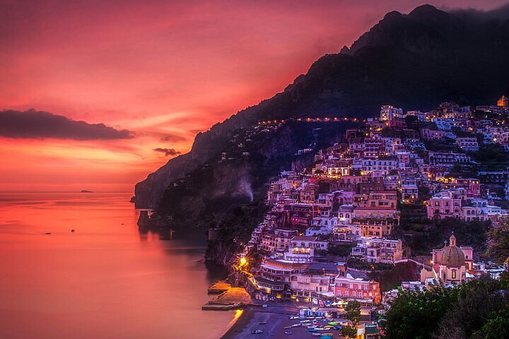 sunset boat tour from positano