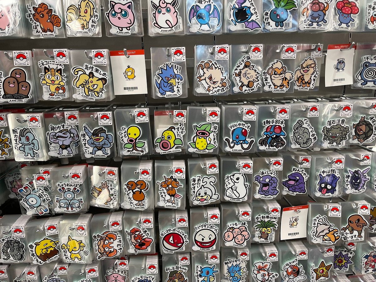 Pokemon B-SIDE LABEL Stickers – Japan Stuffs