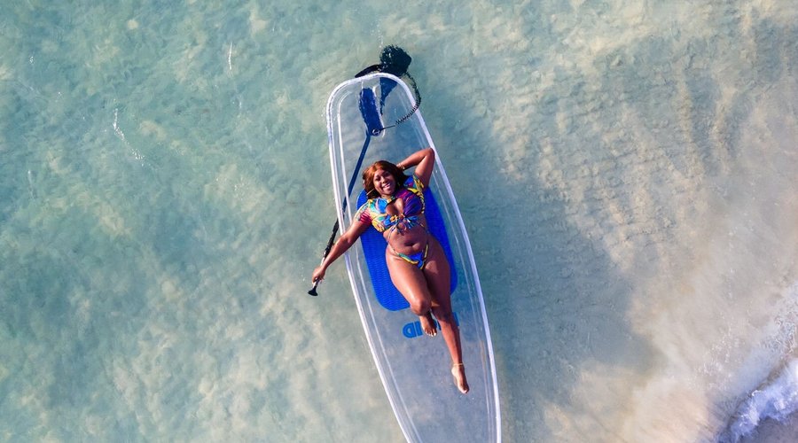 Our clear paddleboards