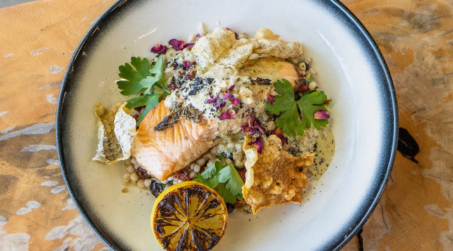 New to Guyala's lunch menu, the Salmon and Couscous features house-made tahini sauce and is quickly becoming a favourite amongst regulars.