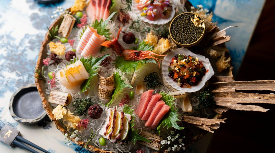 MORIAWASE CLAY Chef’s Selection of Mixed Sashimi Platter